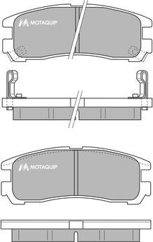 Motaquip LVXL770 - Гальмівні колодки, дискові гальма avtolavka.club