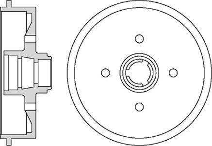 Motaquip VBD636 - Гальмівний барабан avtolavka.club