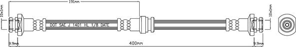 Motaquip VBJ596 - Гальмівний шланг avtolavka.club