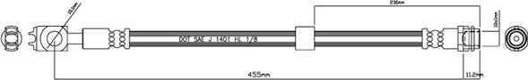 Motaquip VBJ190 - Гальмівний шланг avtolavka.club