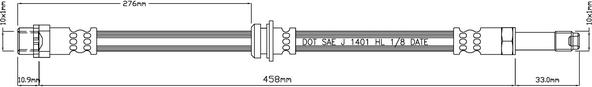 Motaquip VBJ311 - Гальмівний шланг avtolavka.club