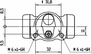 Motaquip VWC453 - Колісний гальмівний циліндр avtolavka.club