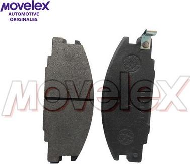 Movelex M01837 - Гальмівні колодки, дискові гальма avtolavka.club