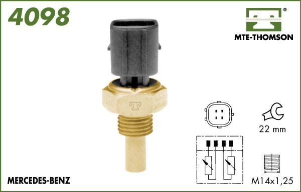 MTE-Thomson 4098 - Датчик, температура охолоджуючої рідини avtolavka.club