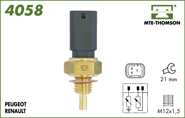 MTE-Thomson 4058 - Датчик, температура охолоджуючої рідини avtolavka.club