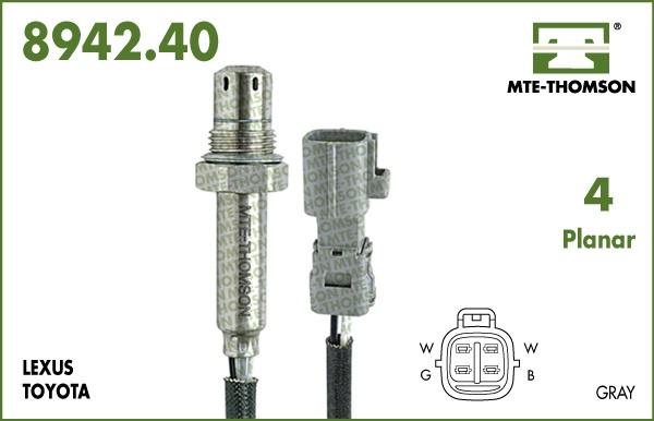 MTE-Thomson 8942.40.035 - Лямбда-зонд, датчик кисню avtolavka.club