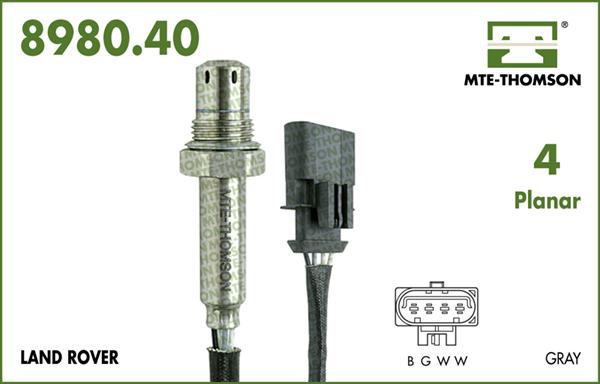 MTE-Thomson 8980.40.054 - Лямбда-зонд, датчик кисню avtolavka.club