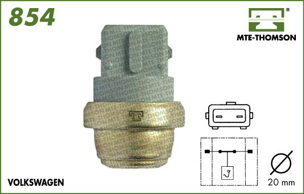 MTE-Thomson 854.40 - Термовимикач, вентилятор радіатора / кондиціонера avtolavka.club