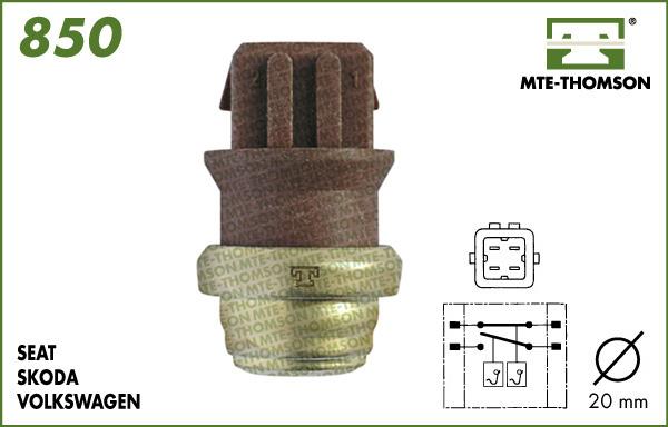 MTE-Thomson 850 - Термовимикач, вентилятор радіатора / кондиціонера avtolavka.club