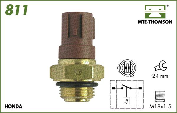 MTE-Thomson 811 - Термовимикач, вентилятор радіатора / кондиціонера avtolavka.club