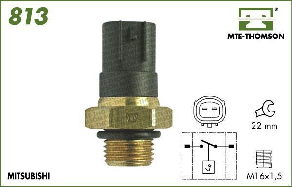 MTE-Thomson 813 - Термовимикач, вентилятор радіатора / кондиціонера avtolavka.club