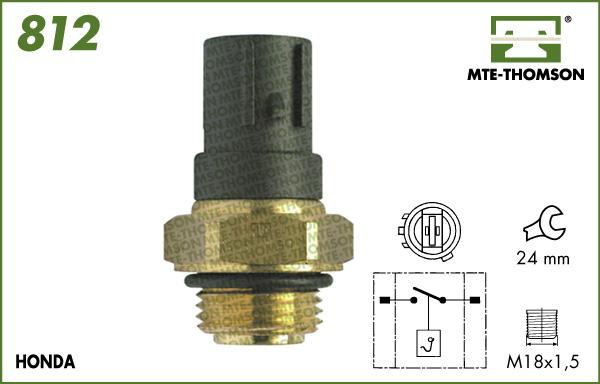 MTE-Thomson 812 - Термовимикач, вентилятор радіатора / кондиціонера avtolavka.club