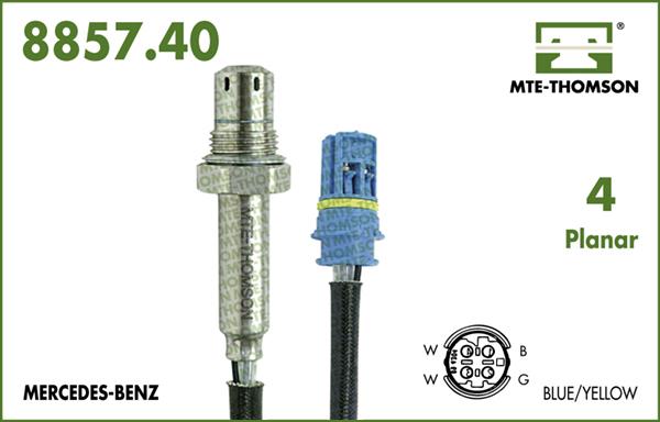 MTE-Thomson 8857.40.046 - Лямбда-зонд, датчик кисню avtolavka.club