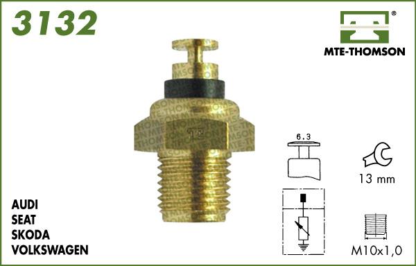 MTE-Thomson 3132 - Датчик, температура охолоджуючої рідини avtolavka.club