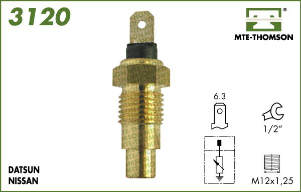 MTE-Thomson 3120 - Датчик, температура охолоджуючої рідини avtolavka.club