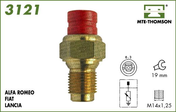 MTE-Thomson 3121 - Датчик, температура охолоджуючої рідини avtolavka.club