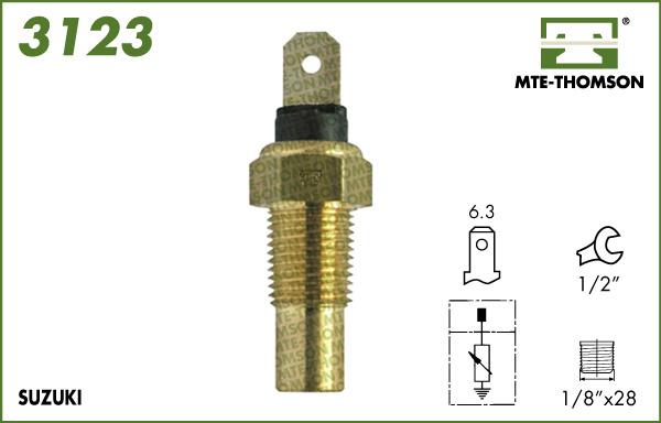 MTE-Thomson 3123 - Датчик, температура охолоджуючої рідини avtolavka.club