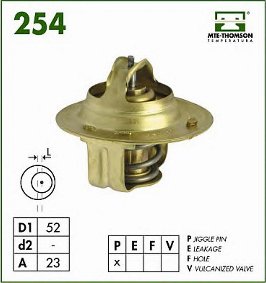 MTE-Thomson 254.82 - Термостат, охолоджуюча рідина avtolavka.club