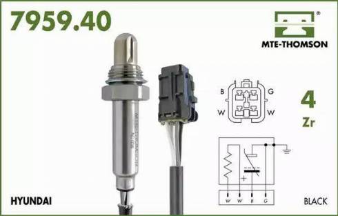 MTE-Thomson 7959.40.040 - Лямбда-зонд, датчик кисню avtolavka.club