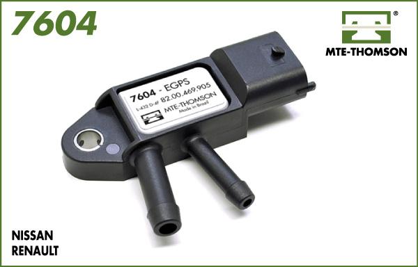 MTE-Thomson 7604 - Датчик, тиск вихлопних газів avtolavka.club