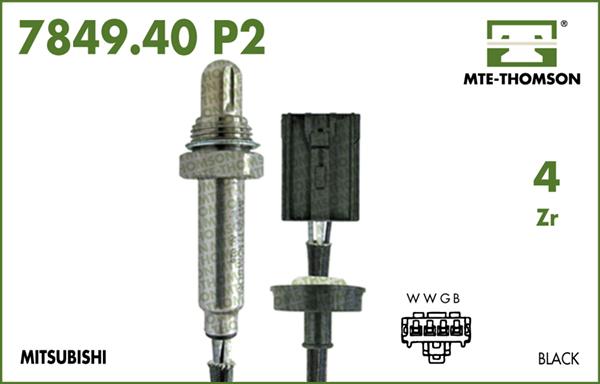 MTE-Thomson 7849.40.048P2 - Лямбда-зонд, датчик кисню avtolavka.club