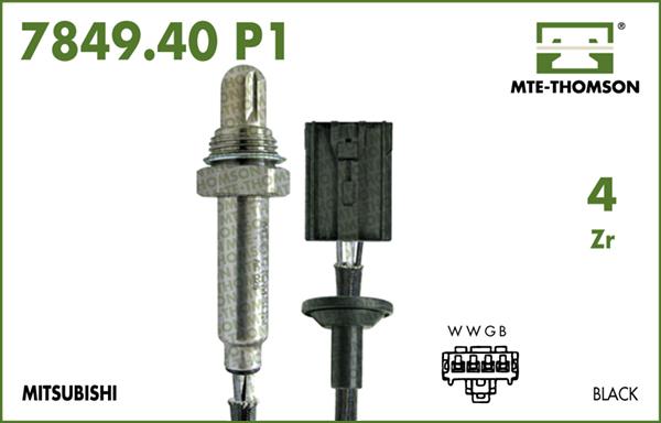 MTE-Thomson 7849.40.060P1 - Лямбда-зонд, датчик кисню avtolavka.club