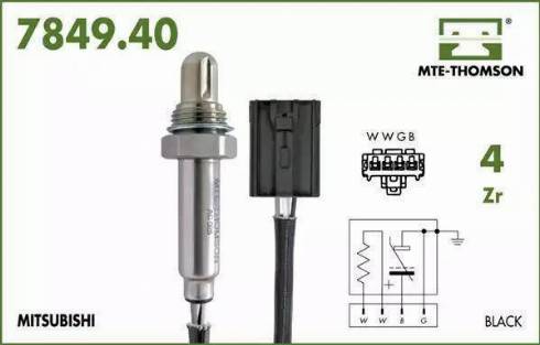 MTE-Thomson 7849.40.055 - Лямбда-зонд, датчик кисню avtolavka.club