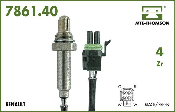 MTE-Thomson 7861.40.050 - Лямбда-зонд, датчик кисню avtolavka.club