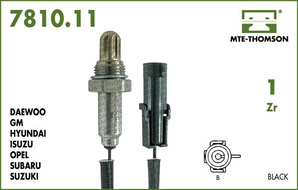 MTE-Thomson 7810.11.040 - Лямбда-зонд, датчик кисню avtolavka.club