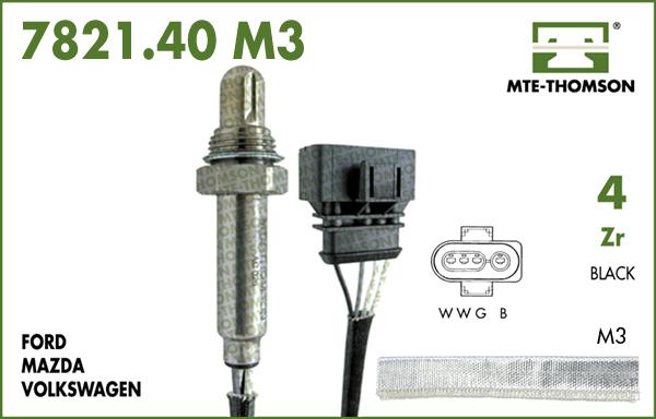 MTE-Thomson 7821.40.111M3 - Лямбда-зонд, датчик кисню avtolavka.club