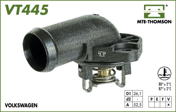 MTE-Thomson VT445.80 - Термостат, охолоджуюча рідина avtolavka.club