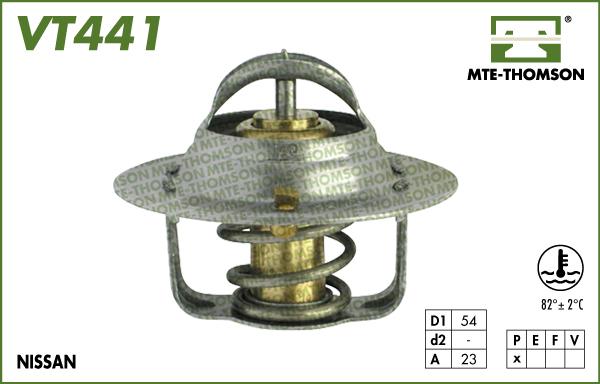 MTE-Thomson VT441.82 - Термостат, охолоджуюча рідина avtolavka.club