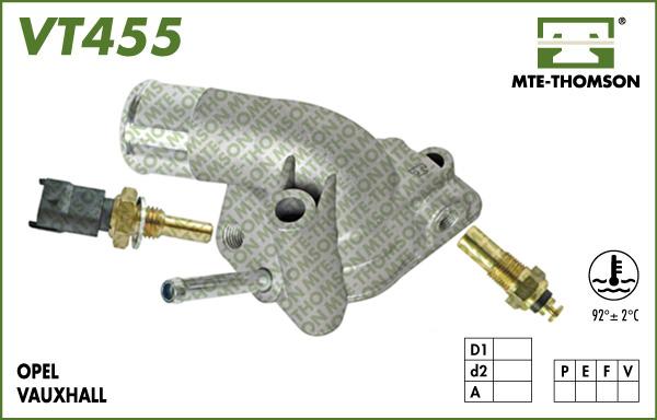 MTE-Thomson VT455.92 - Термостат, охолоджуюча рідина avtolavka.club