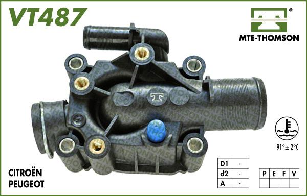 MTE-Thomson VT487.91 - Термостат, охолоджуюча рідина avtolavka.club
