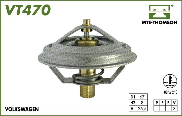 MTE-Thomson VT470.80 - Термостат, охолоджуюча рідина avtolavka.club