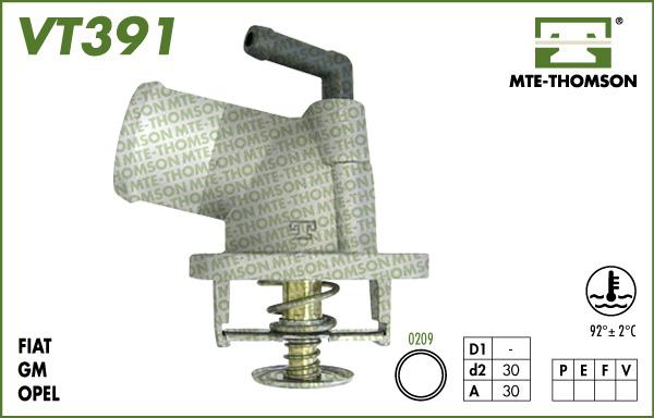 MTE-Thomson VT391.92 - Термостат, охолоджуюча рідина avtolavka.club