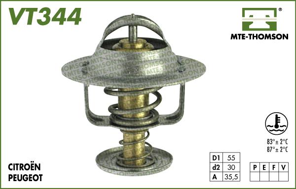 MTE-Thomson VT344.83 - Термостат, охолоджуюча рідина avtolavka.club