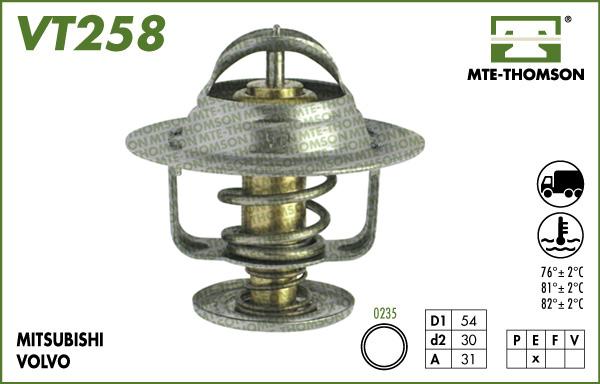 MTE-Thomson VT258.82 - Термостат, охолоджуюча рідина avtolavka.club