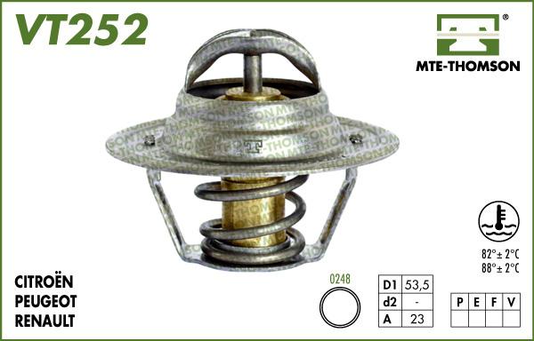 MTE-Thomson VT252.92 - Термостат, охолоджуюча рідина avtolavka.club