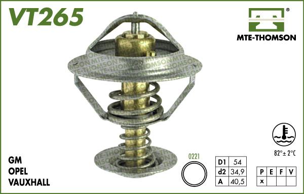 MTE-Thomson VT265.82 - Термостат, охолоджуюча рідина avtolavka.club