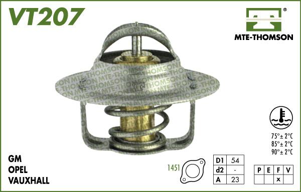 MTE-Thomson VT207.85 - Термостат, охолоджуюча рідина avtolavka.club