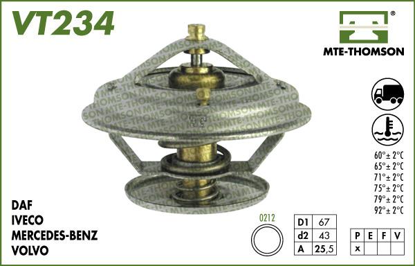 MTE-Thomson VT234.75 - Термостат, охолоджуюча рідина avtolavka.club