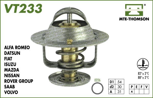 MTE-Thomson VT233.88 - Термостат, охолоджуюча рідина avtolavka.club