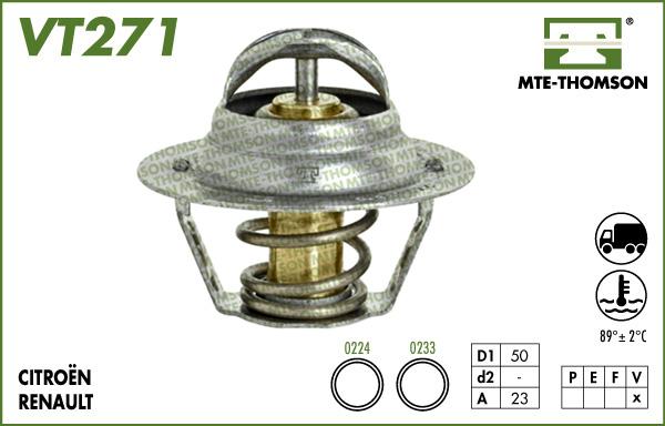 MTE-Thomson VT271.83 - Термостат, охолоджуюча рідина avtolavka.club