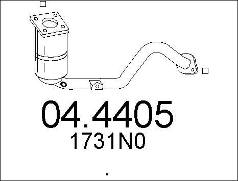 MTS 04.4405 - Каталізатор avtolavka.club