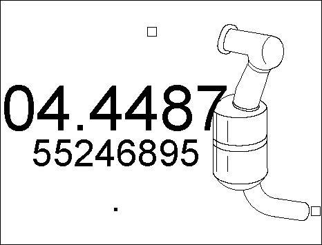 MTS 04.4487 - Каталізатор avtolavka.club