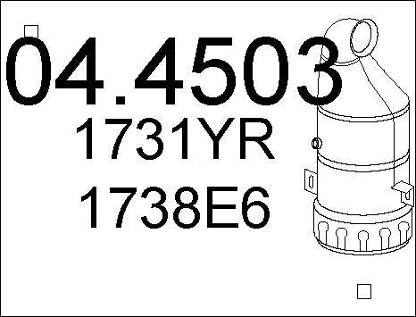 MTS 04.4503 - Каталізатор avtolavka.club