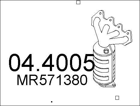 MTS 04.4005 - Каталізатор avtolavka.club