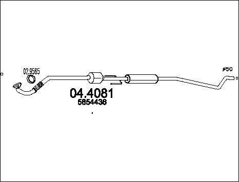 MTS 04.4081 - Каталізатор avtolavka.club