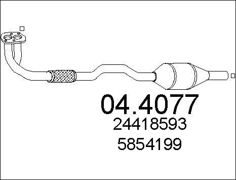 MTS 04.4077 - Каталізатор avtolavka.club